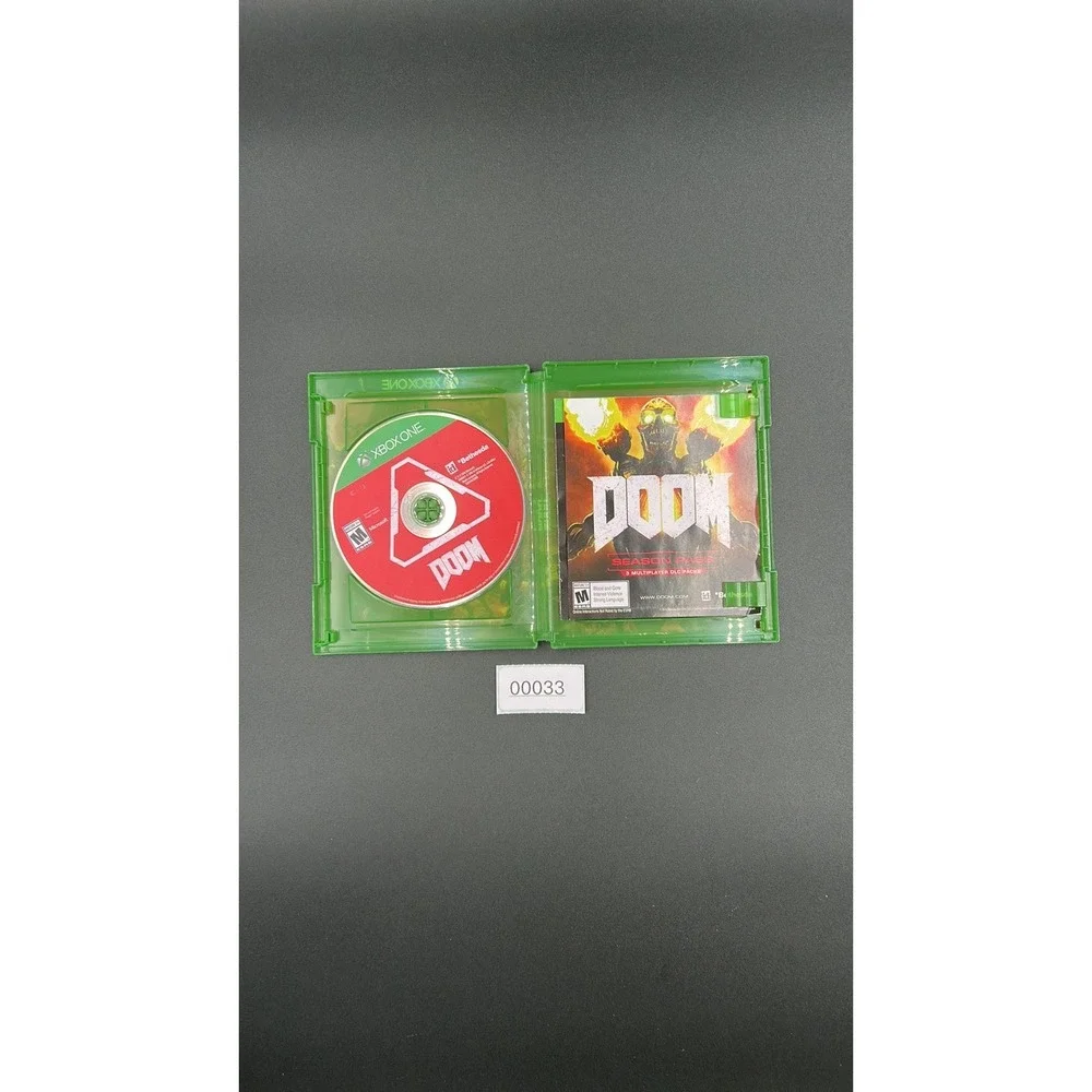 DOOM 2016 Xbox One Physical Disc Edition Bethesda id Software FPS Game